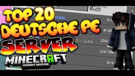minecraft pe server deutsch.